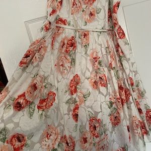 Floral Charlotte Russe Halter Dress